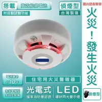 在飛比找博客來優惠-【TYY】光電式偵煙型住宅用火災警報器(YDS-H02)/消