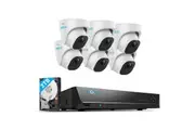 Reolink Security Camera System Outdoor 8CH 5MP PoE CCTV RLK8-520D6-A