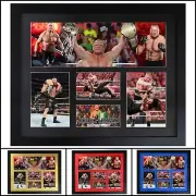 Brock Lesnar WWE Signed Framed Limited Edition Memorabilia V3