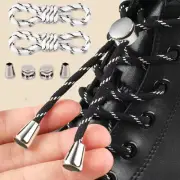 1Pair Elastic No Tie Shoe Laces Sneaker Rubber Bands ShoeLaces Stretching Lock L