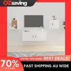 TV cabinet wall mounted storage high gloss white 40x34.5x40 cm 6645