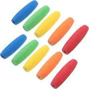 Abaodam 10pcs Crochet Hook Grips Ergonomic Knitting Crochet Hook Grip Multicolor Soft Eva Removable Ergonomic Cushions For Comfort Hands