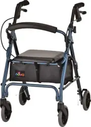 NOVA Medical Products GetGo Petite Rollator Walker for Height 4’0” -