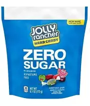 〽️New Jolly Rancher Zero Sugar Watermelon Grape Apple Raspberry Hard Candy 6.1oz