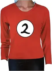 Boutique Retailer Kids Dr. Seuss Cat in The Hat Thing 2 Long-Sleeve Costume Top