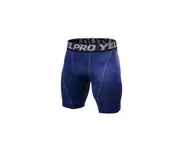 Men'S Compression Shorts Sport Active Base Layer Shorts - Navy