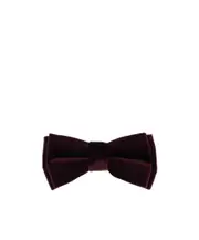 Paul Smith Velvet Bow Tie One size Burgundy red