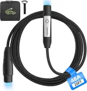 20FT For Tesla Extension Cord NACS Plug 48Amp 110-240V Y/X/3/S/Cybertruck & Bag