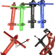 Recurve Bow Sight Adjustable T Shape 0.059" Fiber Optic 1 Pin Archery Target