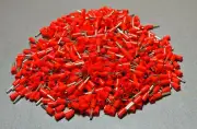 1000Pcs E1508 16AWG 1.5mm² RED Insulated Ferrule Bootlace Terminals Crimp