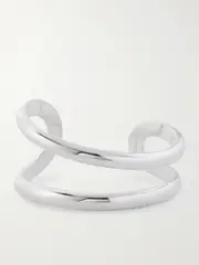 [LIÉ STUDIO] LIÉ STUDIO - The Maggie Silver-tone Bangle - M/L M/L Silver