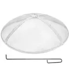 VEVOR 30" Round Firepit Spark Screen Cover Lid Stainless Steel Wood Burning