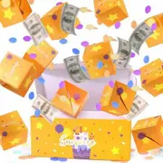 Birthday Surprise Gift Box Explosion for Money,Happy Birthday Surprise Gift Box with Confetti,Cash Explosion Gift Box