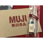 【MUJI 無印良品】半透明管自動筆/透明管自動筆/0.5MM  組合包裝加MUJI 塑膠擦/黑.白 /小