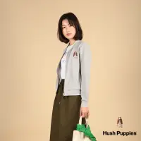 在飛比找momo購物網優惠-【Hush Puppies】女裝 外套 刺繡狗棒球領休閒外套