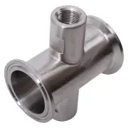 Manifold | Tri Clamp 1.5 inch x (2) FNPT 3/8 in. - SS304 - (3 Pack)