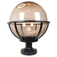 在飛比找momo購物網優惠-【彩渝】300MM PMMA 門柱燈(圓球 戶外球形柱頭燈 