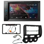 Pioneer DMH-241EX Bluetooth Car Stereo Camera Package for 2007-2008 Honda Fit
