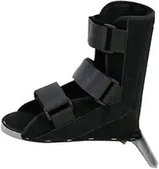 Post-op Shoe, Adjustable Walking Boot Easy to Wear, Orthopedic Shoe for Post-surgery, or Hammer Toe for Left or Right Foot (Black, S)