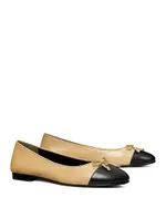 Tory Burch Women's Bow Logo Slip On Ballet Flats