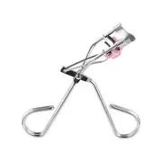 Puremantis - Stainless Steel Eyelash Curler with Comb Pink Comb - Silver - One Size