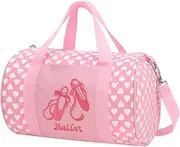 [kilofly] Girls Ballet Tutu Duffel Crossbody Dance Bag