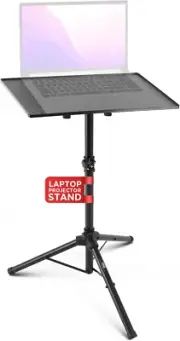 Projector Stand Tripod 28.0'' - 50.0'', Pro DJ Laptop, Easy Setup, Portable Stud