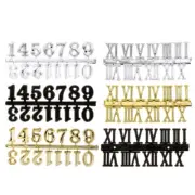 6 Pcs Clock Faces for Crafts Parts Wall Accessories Numeral Decals Numerals