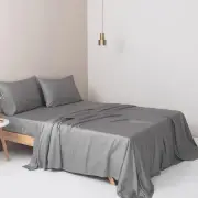 Bamboo Sheet Set - Stone Grey, Single