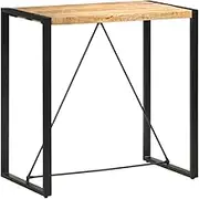 Generic Bar Table 110x60x110 cm Solid Mango Wood