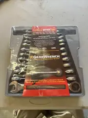 GearWrench 9412 12 Piece Metric Ratcheting Wrench Set