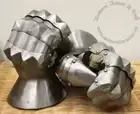 Medieval Armor Gauntlet Gloves Pair Replica Unisex-Adult Gauntlets Mild Adult.