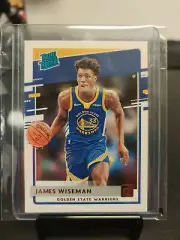 James Wiseman Rated Rookie 2020-21 Donruss Rookie Card #226! Warriors
