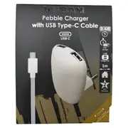 Urban 3.4A Dual Home AC Charger with 1M Type-C Cable - White