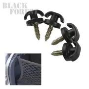 4PCS Rear Trunk Boot Cargo Net Envelope Floor Net Tie Down Hook Loop Clips Ring (for: Honda Civic)