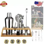Complete Bartender Kit with 10 Professional Tools - Ideal for Home Mixology