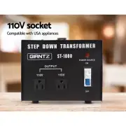 Portable Step Down Transformer Voltage Converter Pure Sine Output 240V To 110V
