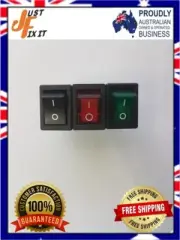 DPST Mini Rocker Switch Power 4A 250Vac Hole 20x13mm 1PCE
