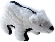 Ruff Play Extra Tuff Plush Polar Bear Dog Toy, White - Dog Teething Toy, Chew Toys, Extremely Durable, for Aggressive Chewers, Extra Tough Dog Toys, Aids Dogs Dental Health