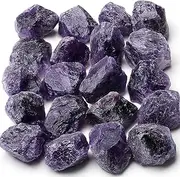 MAIBAOTA Amethyst Healing Crystals Stones Natural Bulk Irregular Raw Stone Fountain Rocks Tumbling Gemstone Reiki Wicca Witchcraft Balance Energy Meditation Quartz(0.47lb)