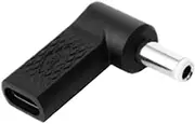 USB C to Barrel Adapter - Fast Charging Ring Plug for Most Laptops - Compact PD Trigger Charger