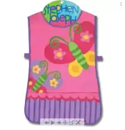 Stephen Josephs Pink Craft Cooking Apron, Butterfly, NEW