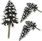 5pcs Christmas Tree Mini Landscape Model Tree Figurines Miniature Fake Cedar Tree Model Cedar Tree Simulation Plant Model Tree Prop Mini Model Tree Cedar Tree Model Plastic