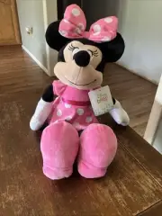 Disney Baby Minnie Mouse Plush 16” | Baby Girl Stuffed Animal Toy | Collectible