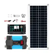 6000W Solar Panel Set Solar Power Inverter Generator 100A Home 110V Grid System