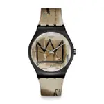 SWATCH 藝術家聯名錶系列手錶 UNTITLED BY JEAN-MICHEL BASQUIAT(41MM) 男錶 女錶