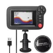 3.5in Wireless Sonar Fish Finder Underwater Depth Sounder With Fishing Detector.