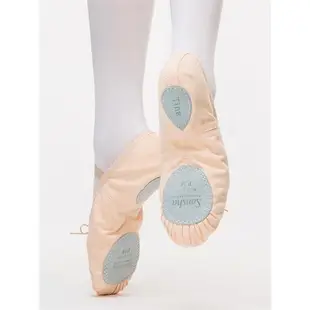 Sansha 法國三沙芭蕾舞練功鞋中國舞考級鞋兒童舞蹈軟鞋跳舞貓爪