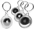 4 Pack Airtag Keychain Waterproof, Air Tag Holder for Apple Airtag GPS Tracker,