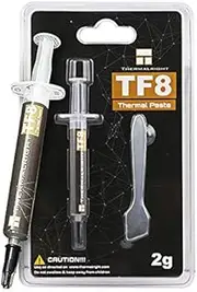 Thermalright TF8 2g High Performance Thermal Paste 12.8W/m.k, High performance thermal paste for Processor/CPU/GPU/IC/All Coolers, -2 Grams，With a spatula tool(TF8 2g)